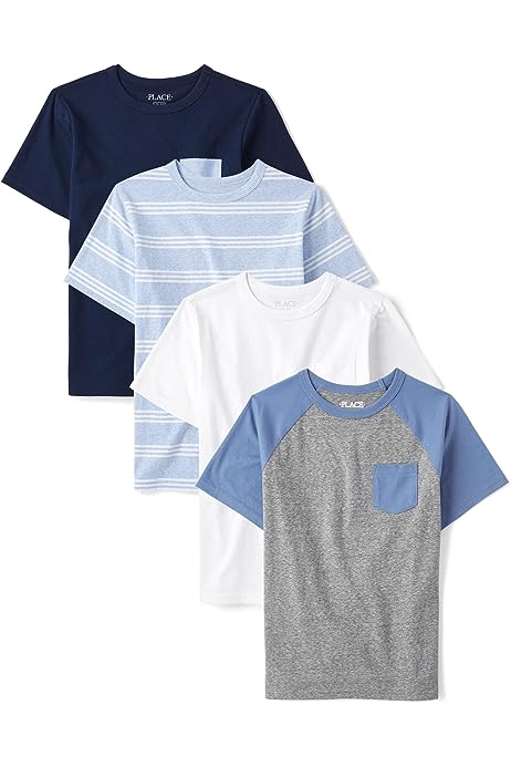 Boys' Short Sleeve Layering Tee 4-Pack