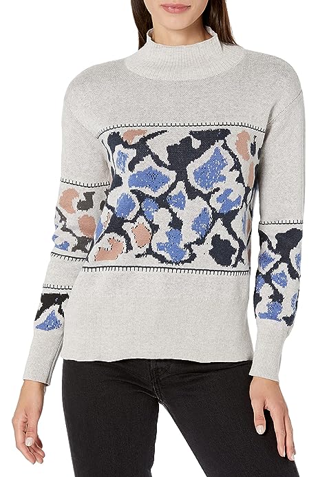 Women's Mosaic Blues Sweater