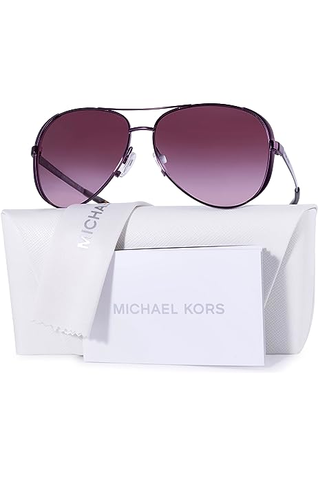 MK5004 CHELSEA Aviator Sunglasses For Women + BUNDLE with Designer iWear Eyewear Care Kit