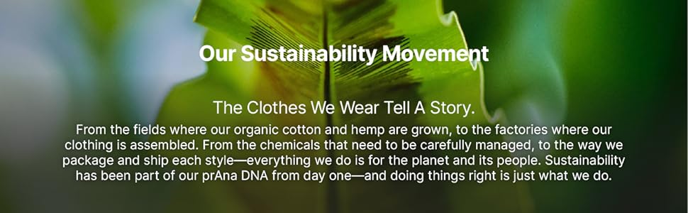 Sustainability movement in the clothes we wear