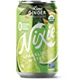 Nixie Sparkling Water, Lime Ginger | 12 fl oz cans, 24 pack | Organic, Non-GMO, 0 Calories, 0 Sugar, 0 Sodium