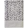 SKL Home by Saturday Knight Ltd. Distressed Leaves Bath Towel,Gray