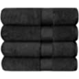 Bumble Luxury Thick Bath Towels (30” x 60”) Heavy Weight, 100% Combed Cotton | Ultra Soft &amp; Highly Absorbent | Grey Bath Sheet | 800 GSM - 4 Pack