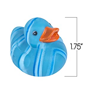 Multicolored Pattern Rubber Duckies