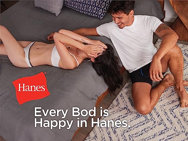 Every bod is happy in Hanes