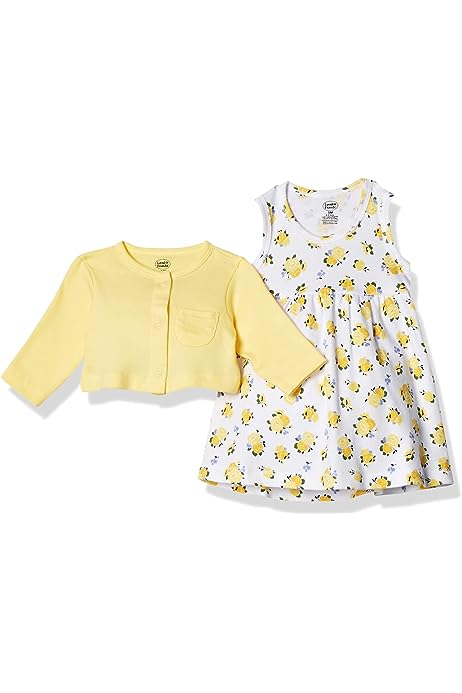 Baby and Toddler Girl Dress and Cardigan