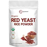 Organic Red Yeast Rice Powder, 8 Ounce (1 Year Supply), Non-GMO, Vegan Friendly