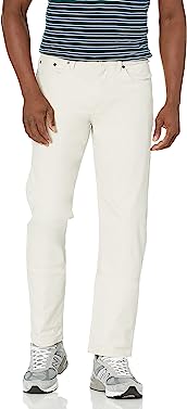 Amazon Essentials Men's Straight-Fit 5-Pocket Stretch Twill Pant