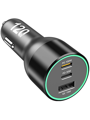 120W USB Car Charger