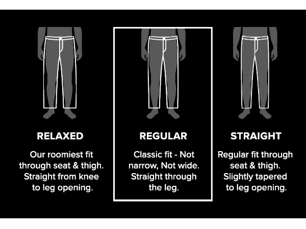Pants Fit Guide. It is a regular fit pants