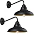 FLQMYQ Outdoor Wall Lights Wall Mount for House Farmhouse Outdoor Wall Sconce Black Outside Wall Lantern Classic Barn Lights 