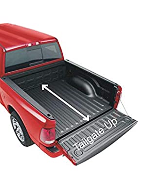 truck bed with tailgate open