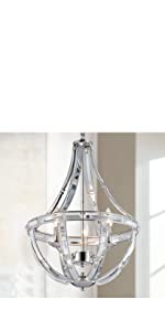 Chrome Crystal Pendant Chandlier 