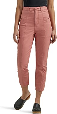 Lee Women's Ultra Lux High Rise Seamed Crop Capri Pant