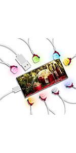 Christmas lights charger cable Type C