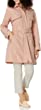 Cole Haan Signature Women's Water Resistant Zipper Rain Jacket, Nude, X-Small