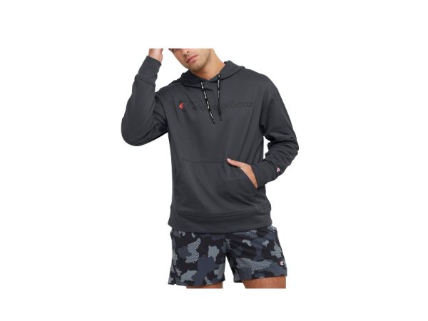 Champion Men''s Hoodie, Game Day Moisture-wicking Breathable Stretch Men''s Hoodie