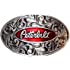 TotalShop Peterbilt Truck Belt Buckle, Red Silver