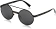 Versace Woman Sunglasses Black Frame, Dark Grey Lenses, 52MM