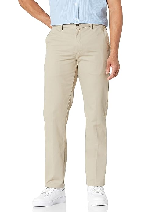 Men's Slim-Fit Wrinkle-Resistant Flat-Front Chino Pant