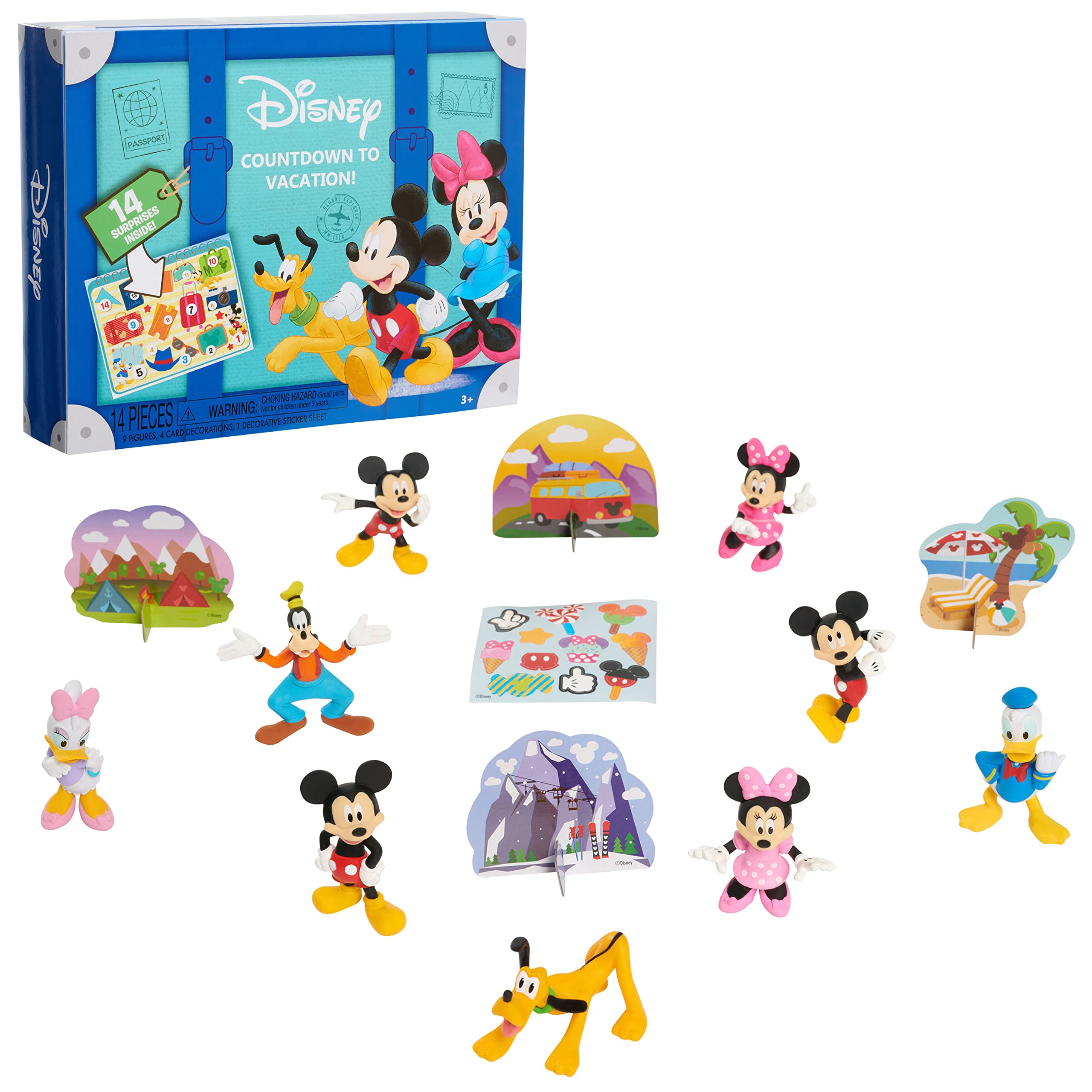 Disney Junior Mickey Mouse Countdown to Vacation, Officially Licensed Kids Toys for Ages 3 Up, Gifts and Presents, Amazon Exclusive