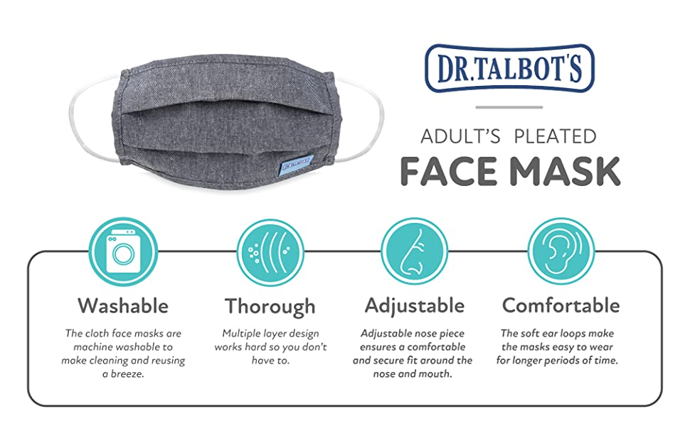 Face mask, mask, ppe, soft, adult, pleated, washable, reusable, adjustable, comfortable, pattern 