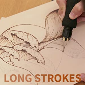 how to adjust temperature for wood burning pencil pyrography pen