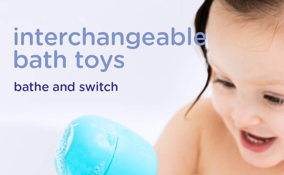 interchangeable bath toys: bathe and switch