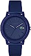 Lacoste.12.12 Men's Quartz Plastic and Silicone Strap Watch, Color: Blue (Model: 2011172)