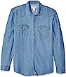 Amazon Essentials Men's Slim-fit Long-Sleeve Denim Shirt