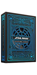 theory11 Star Wars Light Side Playing Cards with custom Star Wars artwork by Lucasfilm and Disney