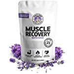 Coach Soak: Muscle Recovery Bath Soak - Natural Magnesium Muscle Relief &amp; Joint Soother -21 Minerals, Essential Oils &amp; Dead Sea Bath Salts-Absorbs Faster Than Epsom Salt for Soaking (Calming Lavender)