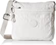 Kipling womens WomenÂ’s Sebastian Bag, Super Light, Durable Messenger Bag, Nylon Shoulder Crossbody Bag, New Alabaster, 9 L x 8.5 H 1.75 D US