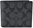 Coach Men's PVC Short Wallet (black CQBK)