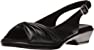 Easy Street Womens Fantasia Gathered Slip On Slingback Sandals