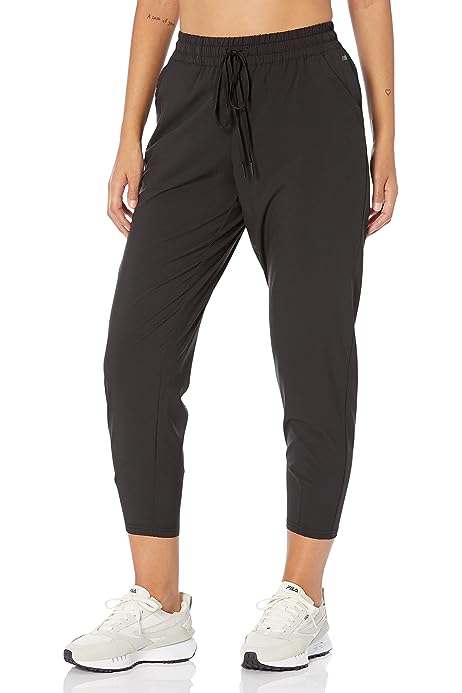 Women's Studio Woven Stretch Ankle Pant