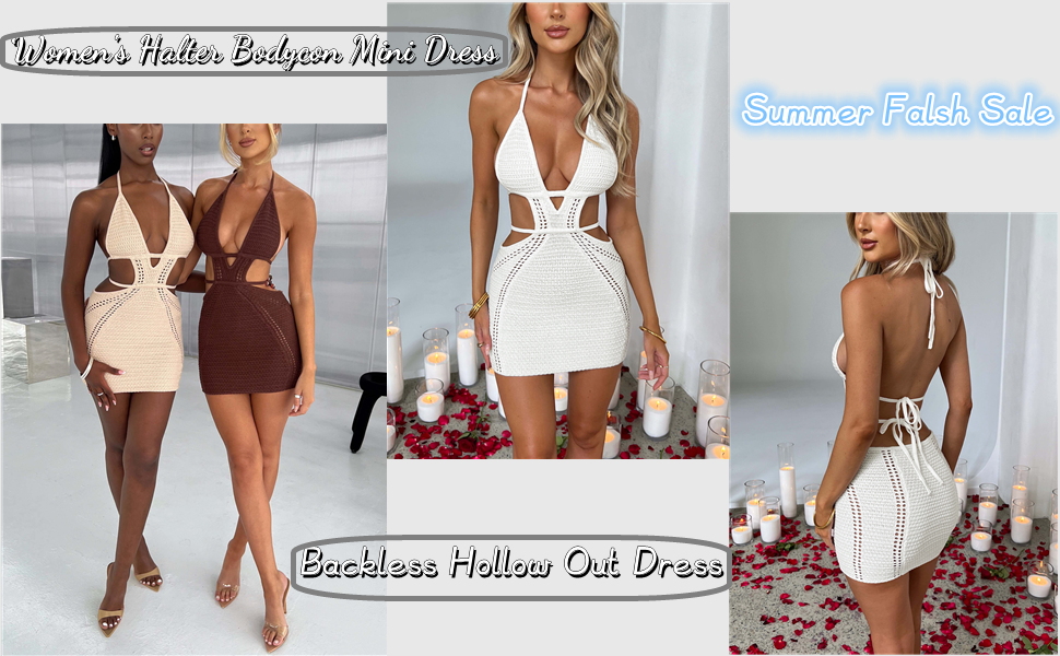 MYBFYABO Hollow Out Dress