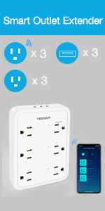 smart wall outlet extender