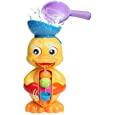 Sitodier Bath Bathtub Toys for Toddlers 1 2 3 Years Old | Duck Bathtub Toys with Rotatable Waterwheel/Eyes | Bathroom Strong Suckers Water Scoop Fun Bath Toys for Toddlers Boys Girls 1-4 Years
