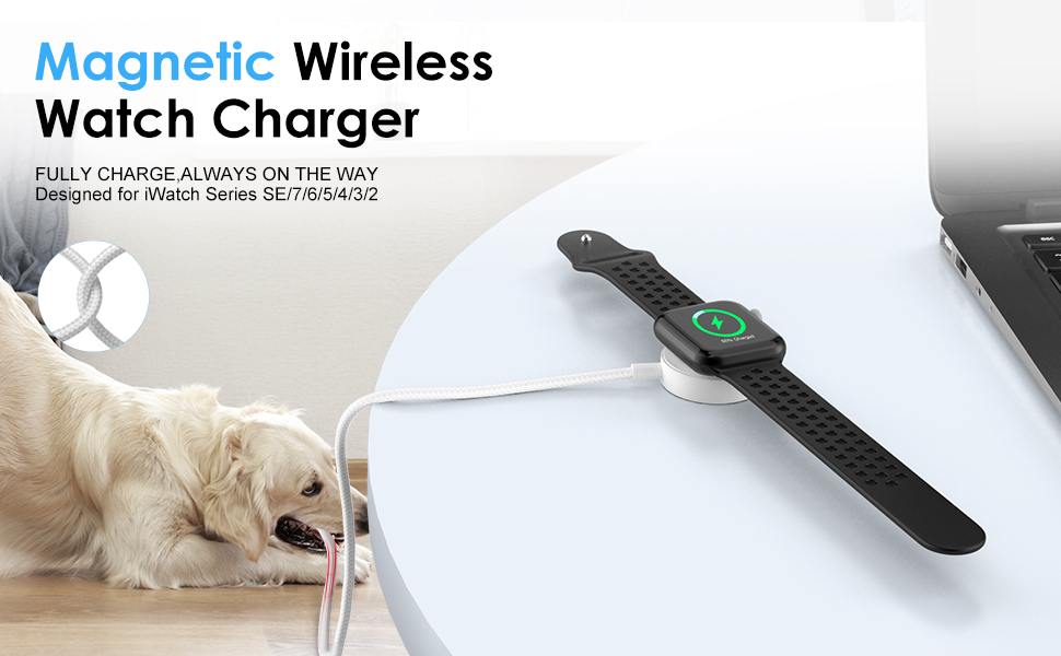 for Apple Watch Magnetic Fast Charger to USB-C Cable