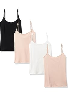 Women''s Slim-Fit Camisole (Available in Plus Size), Pack of 4