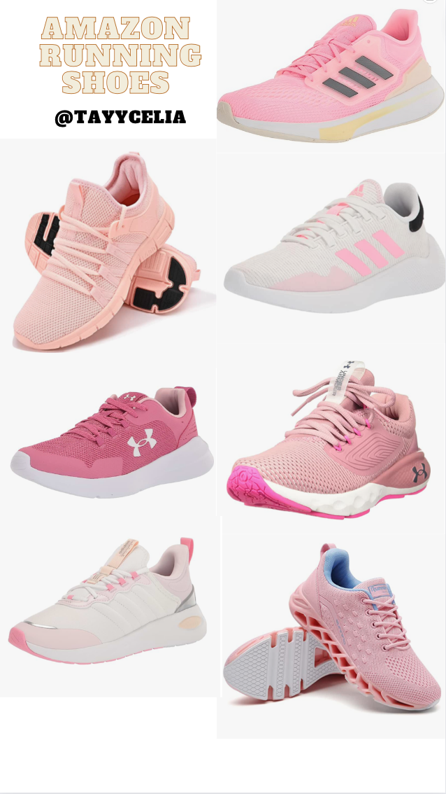 pink running shoes for women