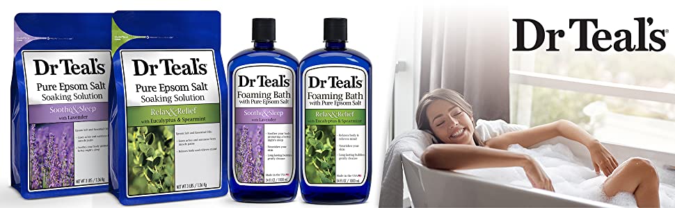 Dr Teal&#39;s product banner