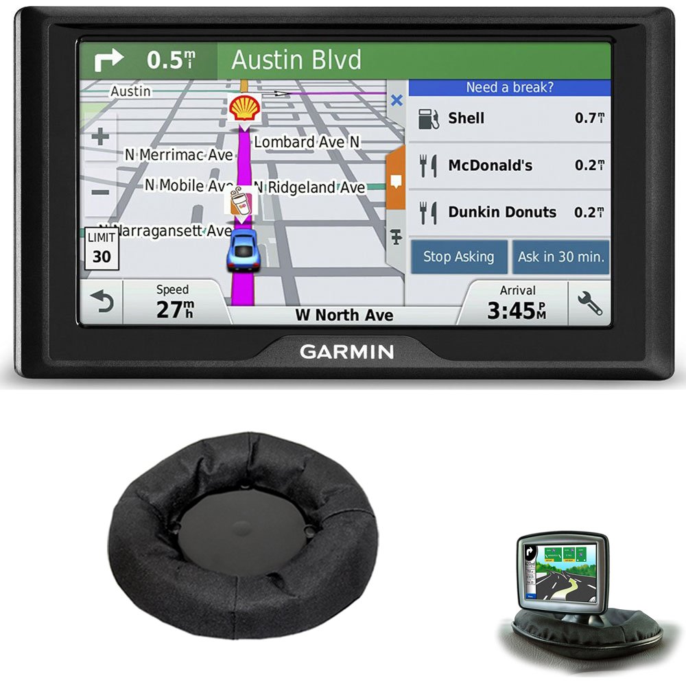 Garmin Drive 60LM GPS Navigator (US) - 010-01533-0C Bundle with Universal GPS Navigation Dash-Mount