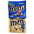Bundle of M&amp;M&#39;s : Pretzel ; Almond Family Size , Candy (Pack of 2) with Refrigerator Magnet