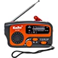 Kaito Emergency Radio KA388 - AM/FM NOAA Weather Alert 5-Way Powered Solar Crank Radio Receiver with LED Flashlight and USB Mobile Phone Charger (Red)