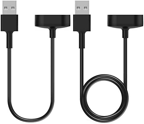 2 Pack Charger Cable for Fitbit Inspire HR/for Fitbit Inspire/for Fitbit Ace 2, Replacement USB Charging Charger Cord for Fitbit Inspire/for Fitbit Inspire HR Smartwatch (3.3ft/0.5ft)