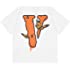PED Big V Letter Shirts Men's Graphic Print T Shirt Hip Hop Butterfly Wings Print Short Sleeve Tee