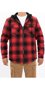 mens sherpa lined flannel shirt jacket