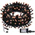 DAZZLE BRIGHT Halloween 300 LED String Lights, 100FT Connectable String Lights with 8 Lighting Modes, Halloween Decorations f